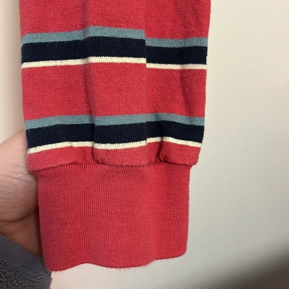 TNA Ryer Longsleeve - Cropped, Red Striped, Size Small - Picture 4 of 7